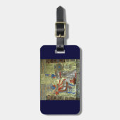 Étiquette À Bagage Le trône de Tutankhamon (Devant Vertical)