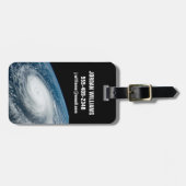 Étiquette À Bagage Le typhon Hinnamnor. (Devant horizontal)