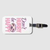 Étiquette À Bagage Le visage de Sloth ne se dépêche pas d'être heureu (Devant Horizontal)