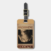 Étiquette À Bagage Le Vizsla vivace (Devant Vertical)