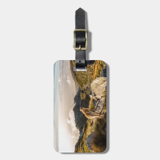 Étiquette À Bagage Le voyage (Devant Vertical)