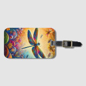 Étiquette À Bagage Le voyage de la libellule (Devant Horizontal)