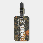 Étiquette À Bagage Le voyage, errent, éprouvent - l'étiquette de (Devant Vertical)