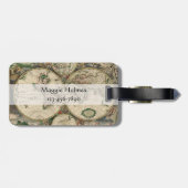 Étiquette À Bagage Le voyage rend vous une citation plus riche - (Dos horizontal)