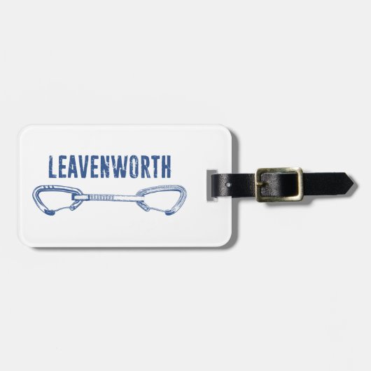 Étiquette À Bagage Leavenworth Climbing Quickdraw (Devant horizontal)