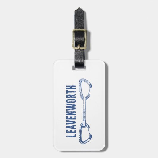 Étiquette À Bagage Leavenworth Climbing Quickdraw (Devant Vertical)