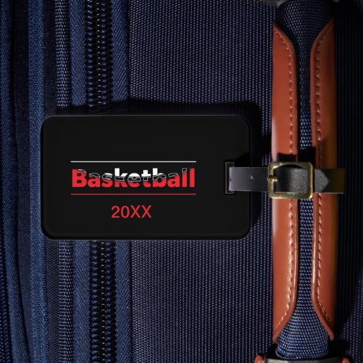 Étiquette À Bagage Lecteur de basket-ball - Arche géométrique minimal (Insitu Rectoal 4)