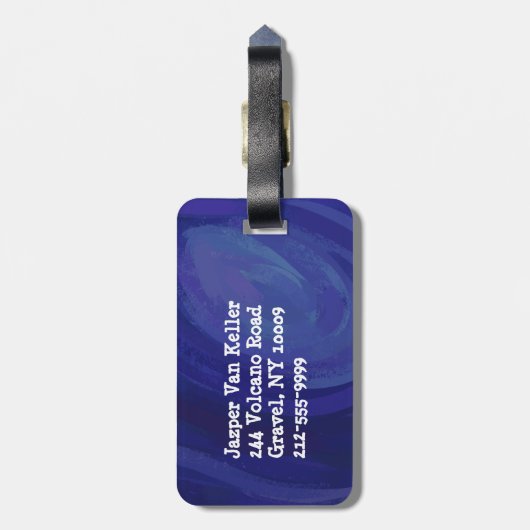 Étiquette À Bagage Lecture en été (Dos Vertical)