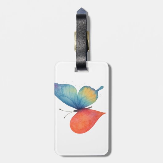 Étiquette À Bagage L'effervescence du coeur (Dos Vertical)