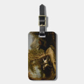 Étiquette À Bagage Légende du Fantôme d'Halloween du Cavalier sans Tê (Devant Vertical)