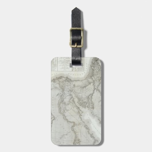 Étiquette À Bagage L'Egypte 8 (Devant Vertical)