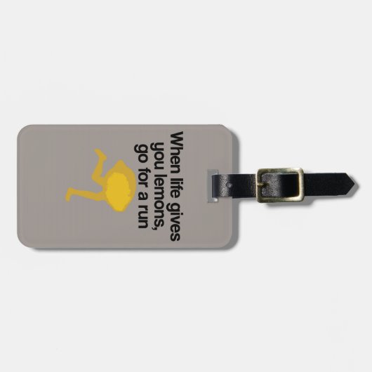 Étiquette À Bagage Lemons Go (Devant horizontal)