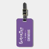 Étiquette À Bagage L'Empathie Est Aussi Contagiante (Devant Vertical)