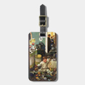 Étiquette À Bagage L'enfant en bas âge vide des bourses (Devant Vertical)