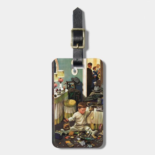 Étiquette À Bagage L'enfant en bas âge vide des bourses (Devant Vertical)