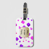 Étiquette À Bagage L'Enseignement Me Rend Heureux (Devant Vertical)