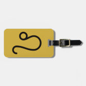 Étiquette À Bagage Leo (Devant horizontal)