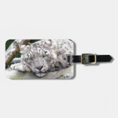 Étiquette À Bagage Léopard de neige - beau ! (Devant horizontal)