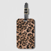 Étiquette À Bagage Leopard - Imprimé animal (Devant Vertical)
