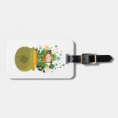 Étiquette À Bagage Leprechaun de Saint Patrick (Devant horizontal)