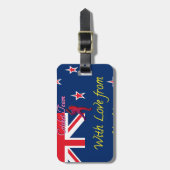 Étiquette À Bagage L'équipe de cricket néo-zélandaise : L'amour de mo (Devant Vertical)