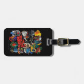 Étiquette À Bagage L'équipe du suicide | Avatars stylisés (Devant horizontal)