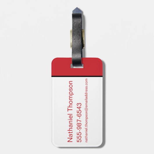 Étiquette À Bagage L'équipe du suicide | Harley Quinn Winking (Dos Vertical)