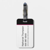 Étiquette À Bagage L'équipe du suicide | Logo d'icône de caractère (Dos Vertical)