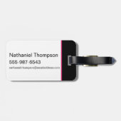 Étiquette À Bagage L'équipe du suicide | Logo d'icône de caractère (Dos horizontal)