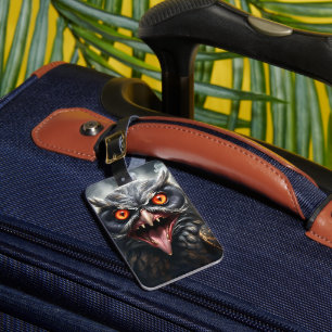 Étiquette À Bagage "Les ailes cauchemardesques : La Chouette des vamp