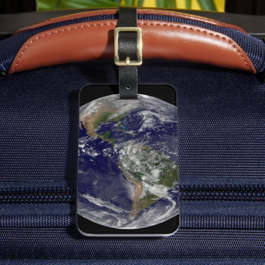 Étiquette À Bagage Les Amériques Au Jour des terres. (Insitu Rectoal 2)