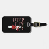 Étiquette À Bagage Les Bagnons Les Jouent Fort (Devant horizontal)