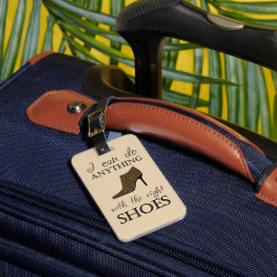 Étiquette À Bagage Les bonnes chaussures