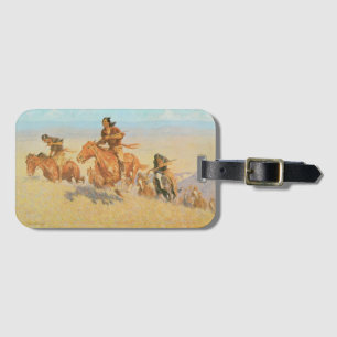 Étiquette À Bagage Les Buffalo Runners, Big Horn Basin par Remington