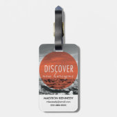 Étiquette À Bagage Les canyons | découvrent la citation de New (Dos Vertical)