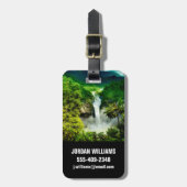 Étiquette À Bagage Les cascades | San Rafael Falls, Equateur (Devant Vertical)