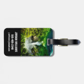 Étiquette À Bagage Les cascades | San Rafael Falls, Equateur (Dos horizontal)