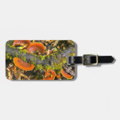 Étiquette À Bagage Les Champignons Cultivant Sur Les Branches, Le Kny (Devant horizontal)