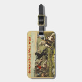 Étiquette À Bagage Les Chevaux de l'Ouest sauvage de Buffalo Bill (Devant Vertical)