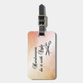 Étiquette À Bagage Les Coiffeurs Le Font Avec Style (Devant Vertical)