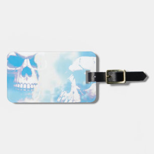 Étiquette À Bagage Les crânes dans les nuages