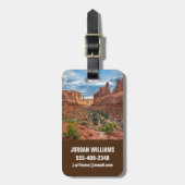 Étiquette À Bagage Les déserts | Parc national des Arches, Utah (Devant Vertical)