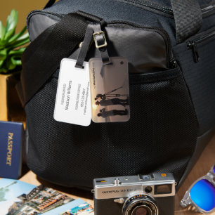 Étiquette À Bagage Les dunes de sable d'Athabasca