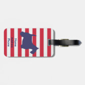 Étiquette À Bagage Les écossais Terrier personnalisent (Dos horizontal)