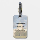 Étiquette À Bagage Les Etats-Unis, Washington DC, bâtiment de capitol (Dos Vertical)