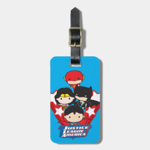 Étiquette À Bagage Les étoiles de la Chibi Justice League of America