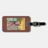 Étiquette À Bagage Les femmes pilotent la pêche - Pétersbourg, Alaska (Devant horizontal)