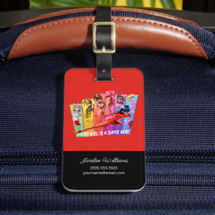 Étiquette À Bagage Les filles miraculeuses Chaque fille est un supe