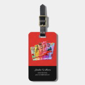 Étiquette À Bagage Les filles miraculeuses | Chaque fille est un supe (Devant Vertical)