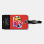 Étiquette À Bagage Les filles miraculeuses | Chaque fille est un supe (Dos horizontal)